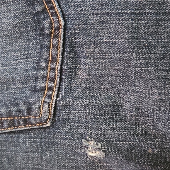 EDDIE Bauer Blue Denim 34×30 Straight Leg Jeans - Picture 10 of 12